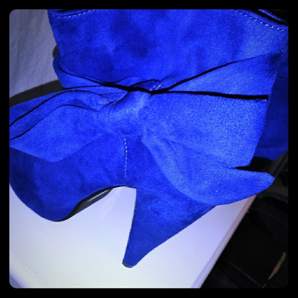 Blue heels charlotte russe